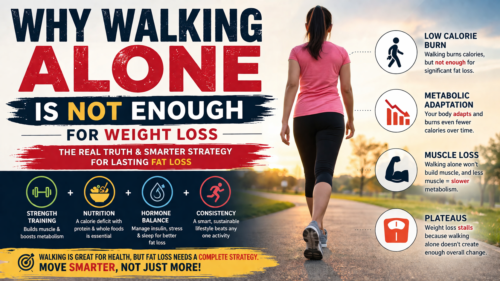 Why Walking Alone Is Not Enough for Weight Loss