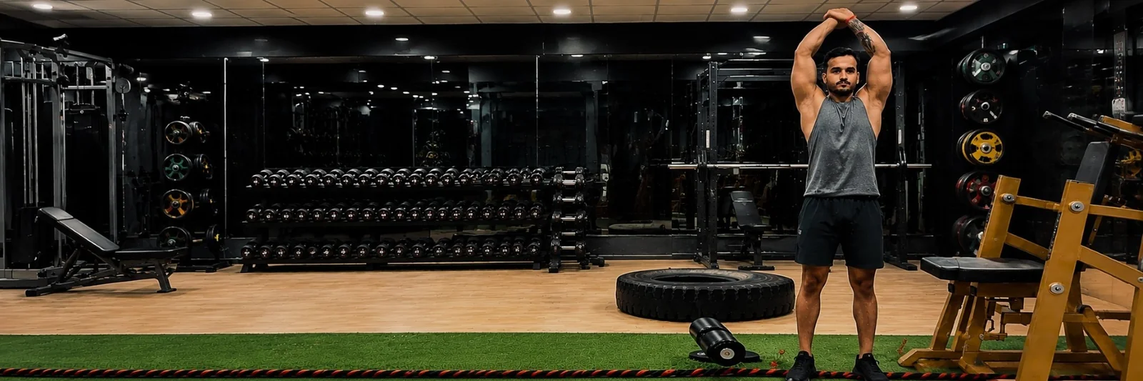 Fitstrot coach training in a gym